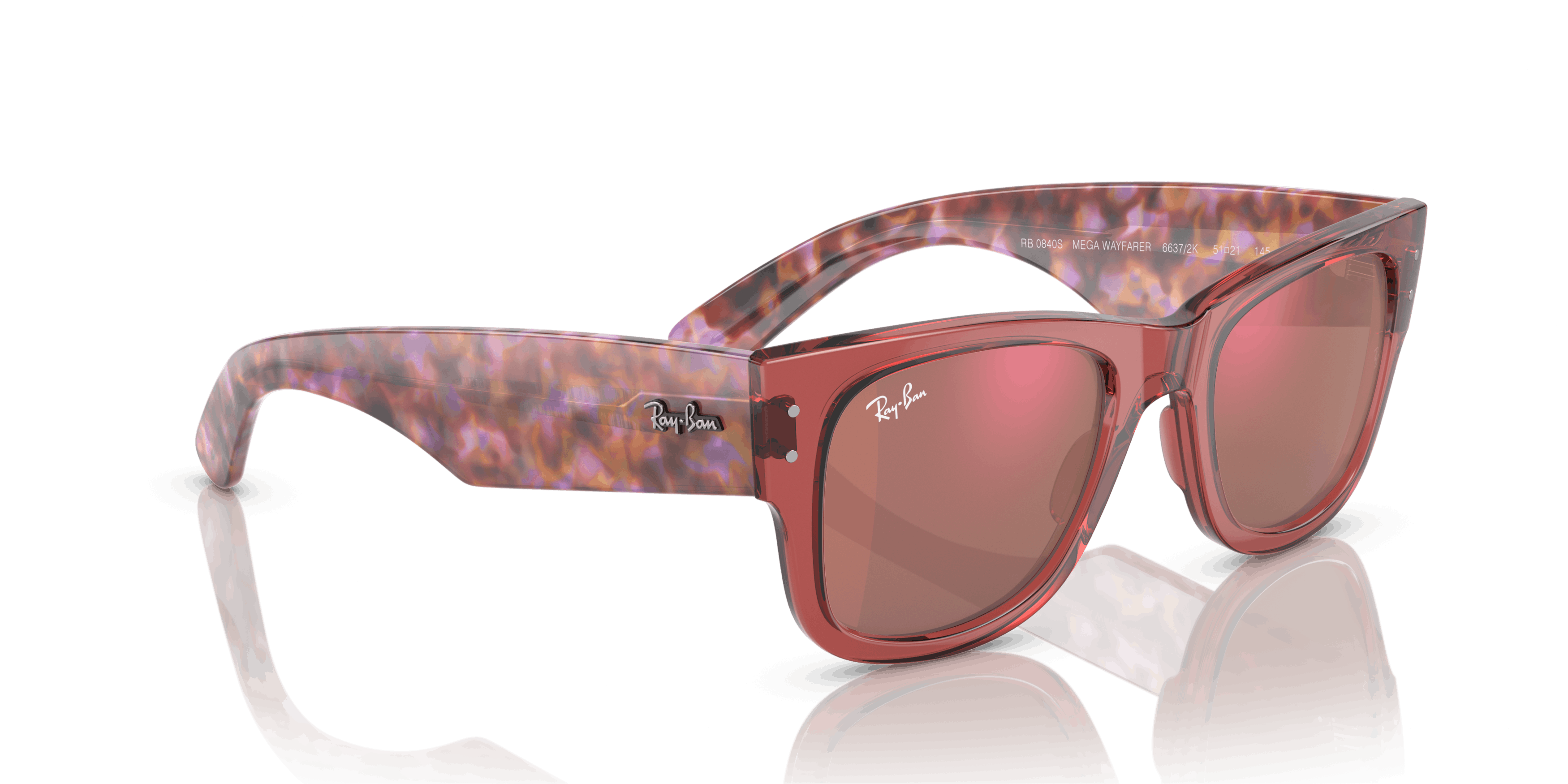 Angle_Right01, Ray-Ban MEGA WAYFARER RB0840S 66372K