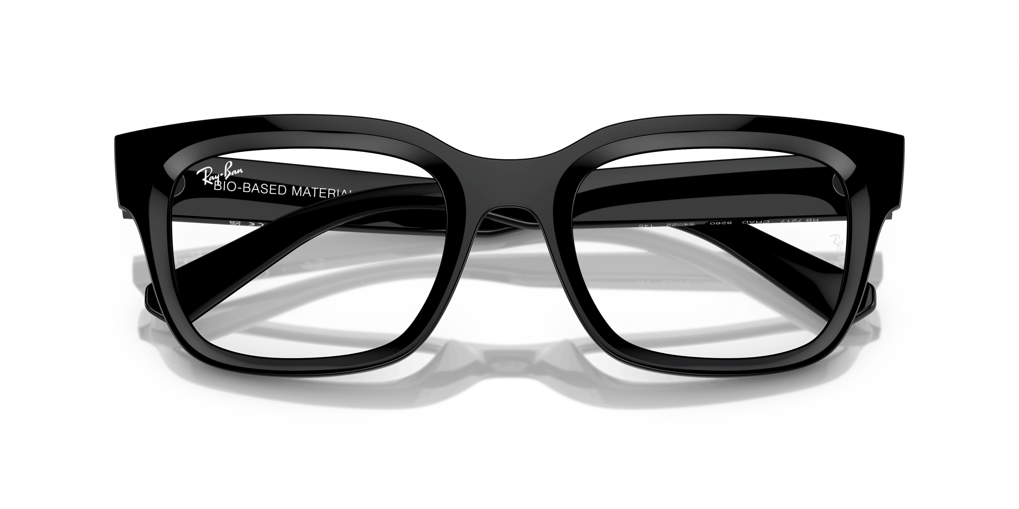 Folded, Ray-Ban Chad Bio-Based RX 7217 Glasses