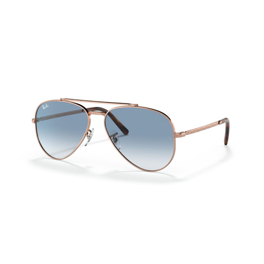 Ray-Ban RB3625 Lunettes de Soleil - Pilote Rose Doré - Possibilité de verres correcteurs - Adaptable