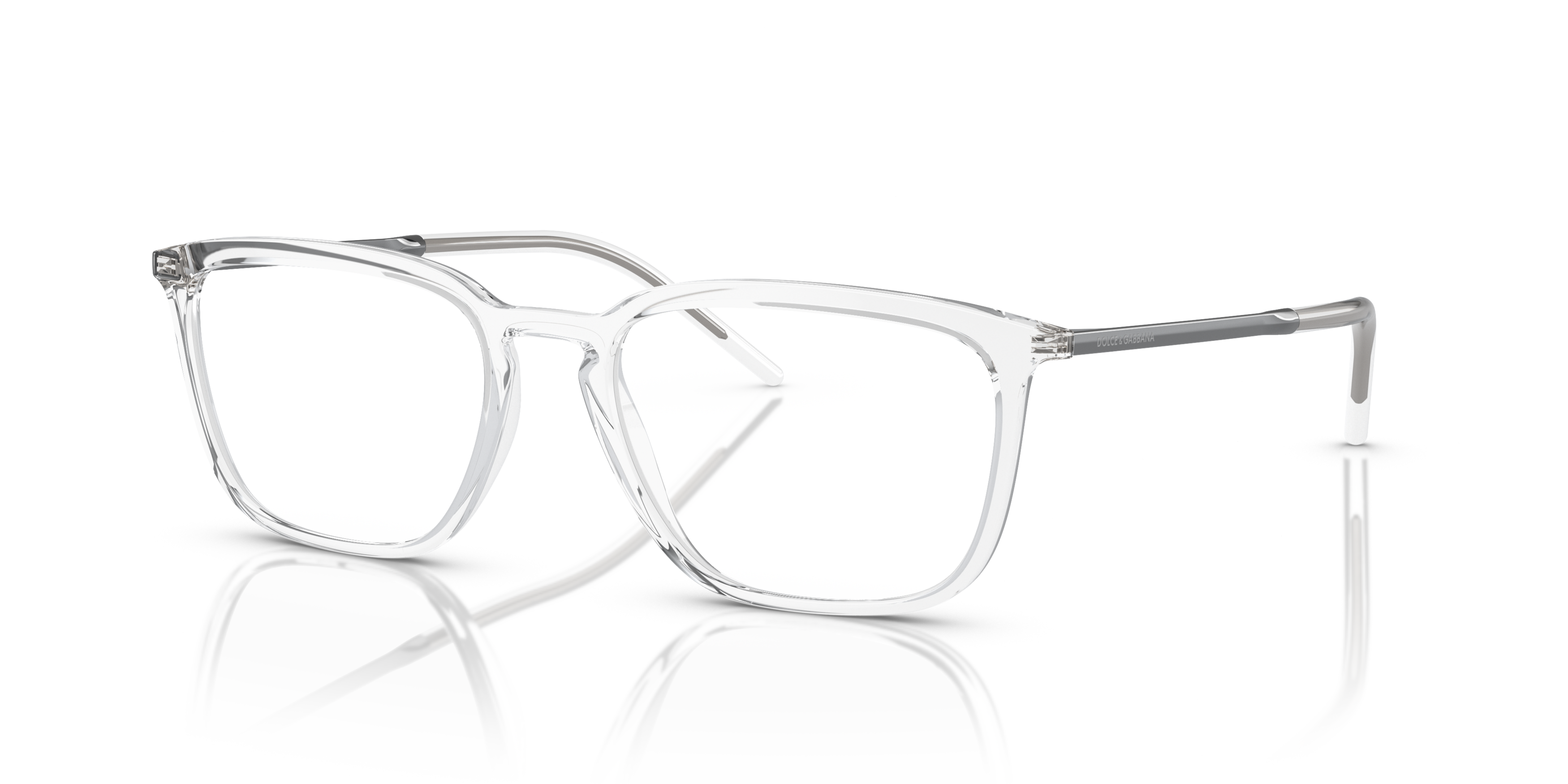 Angle_Left01 Dolce & Gabbana DG 5098 Glasses Transparent / Transparent, Clear