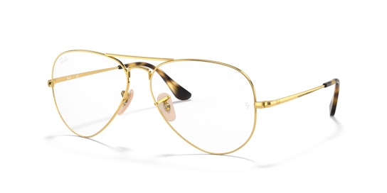Ray-Ban Aviator RX 6489 (2500) Glasses Transparent / Gold