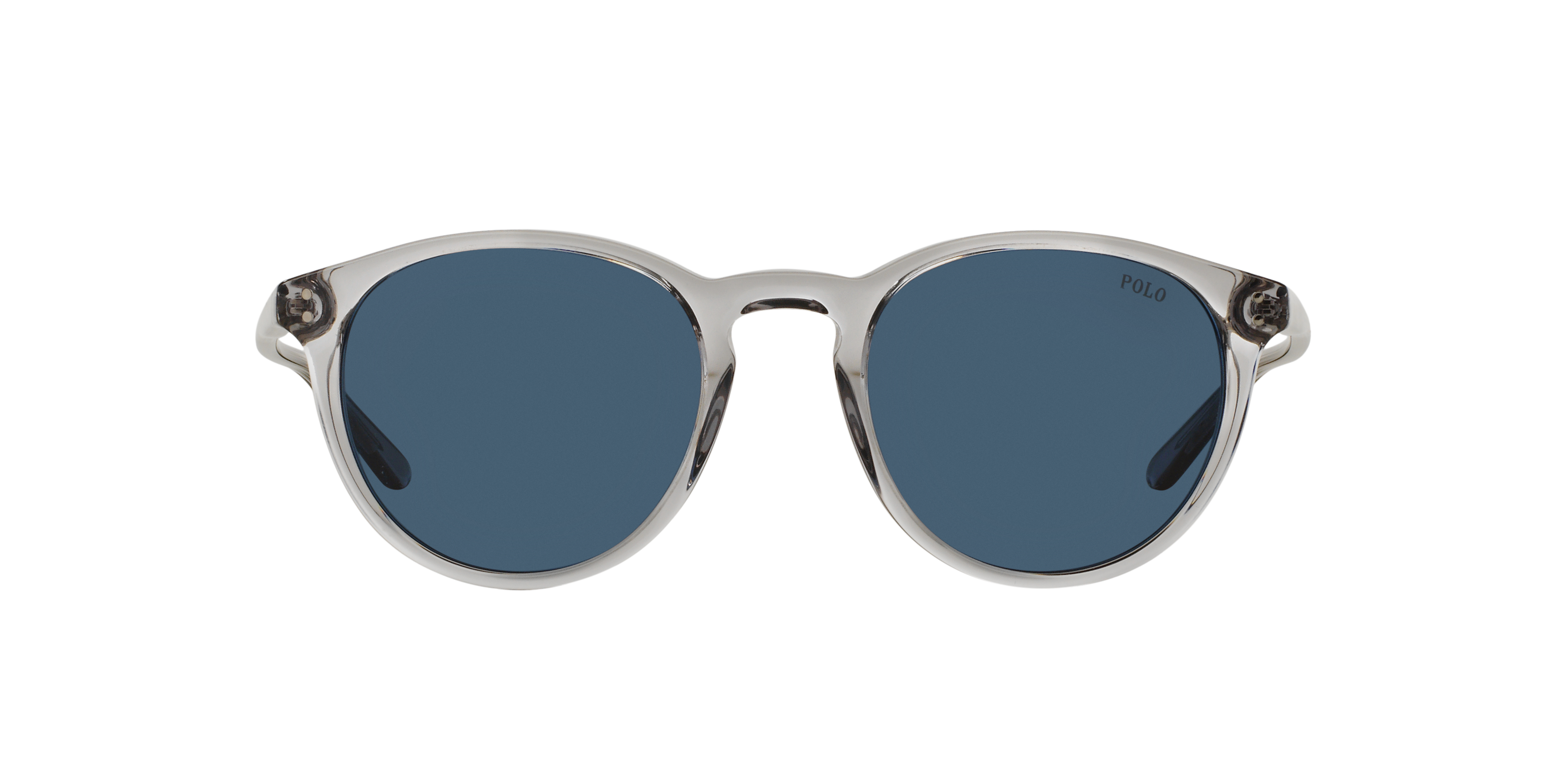 Front Polo Ralph Lauren PH 4110 Sunglasses Blue / Transparent, Grey