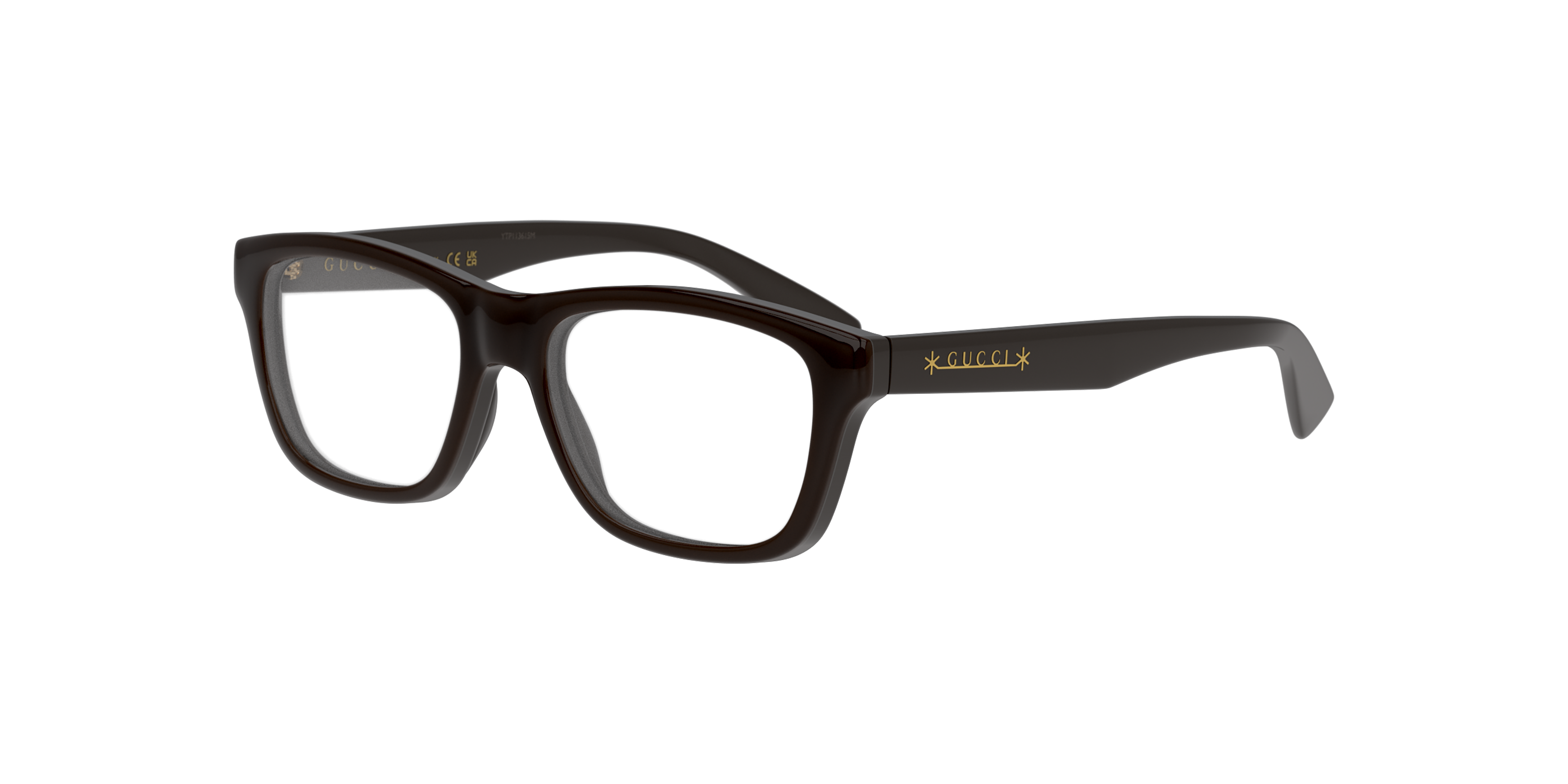 Angle_Left01 Gucci GG 1177O Glasses Transparent / Brown