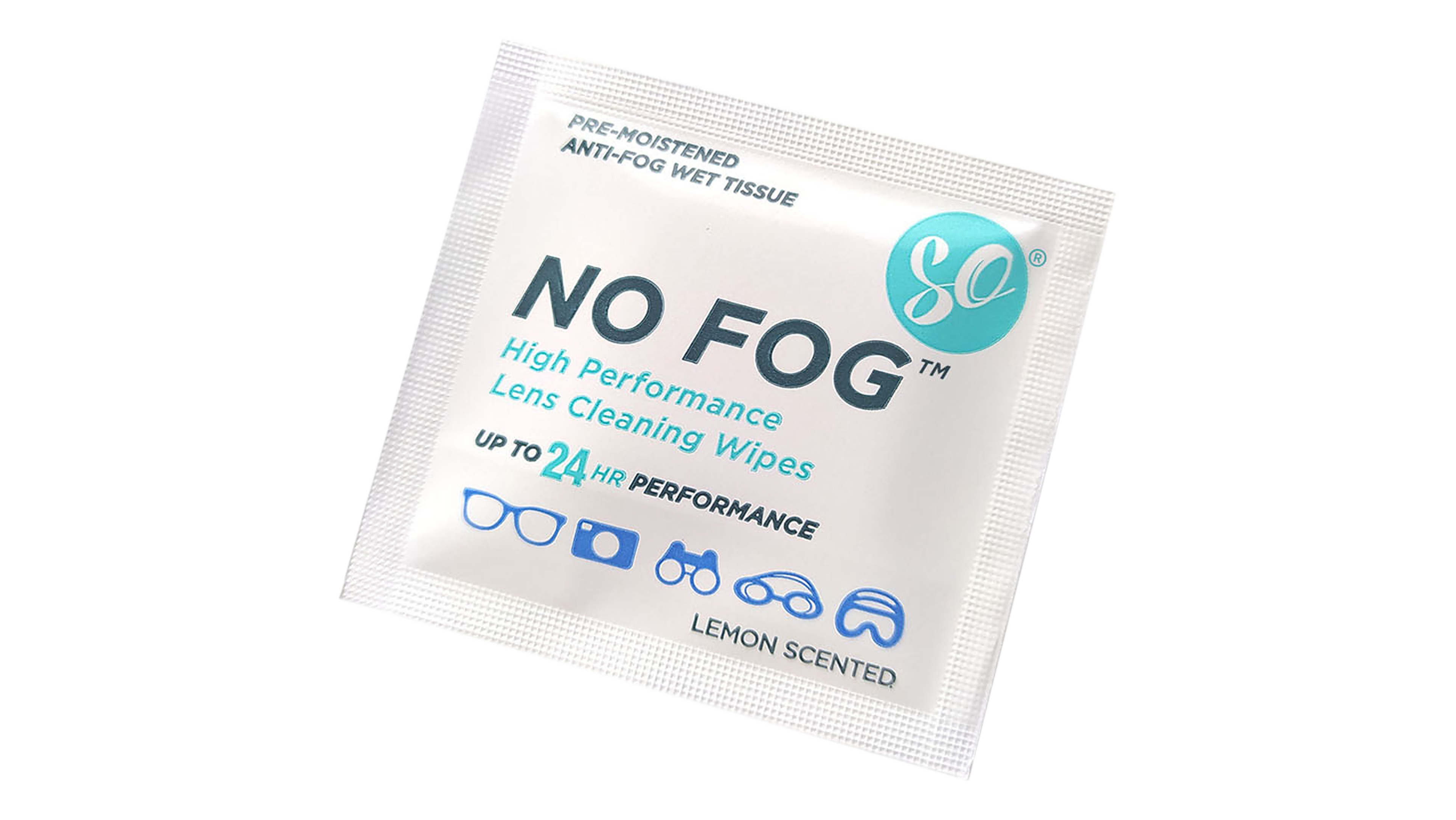 Front SO No Fog Glasses Lens Cleaning Wipes - 100 Pack