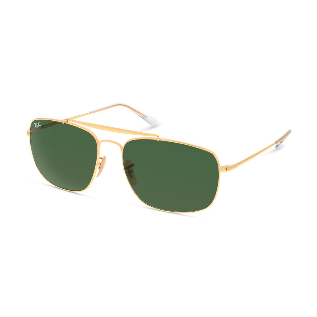 Ray-Ban Colonel RB3560 Lunettes de Soleil Homme - Doré - Possibilité de verres correcteurs - Adaptab
