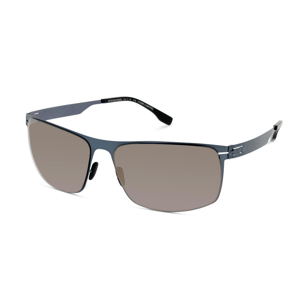 Julius JSGM11 Lunettes de Soleil Homme - Rectangle Gris