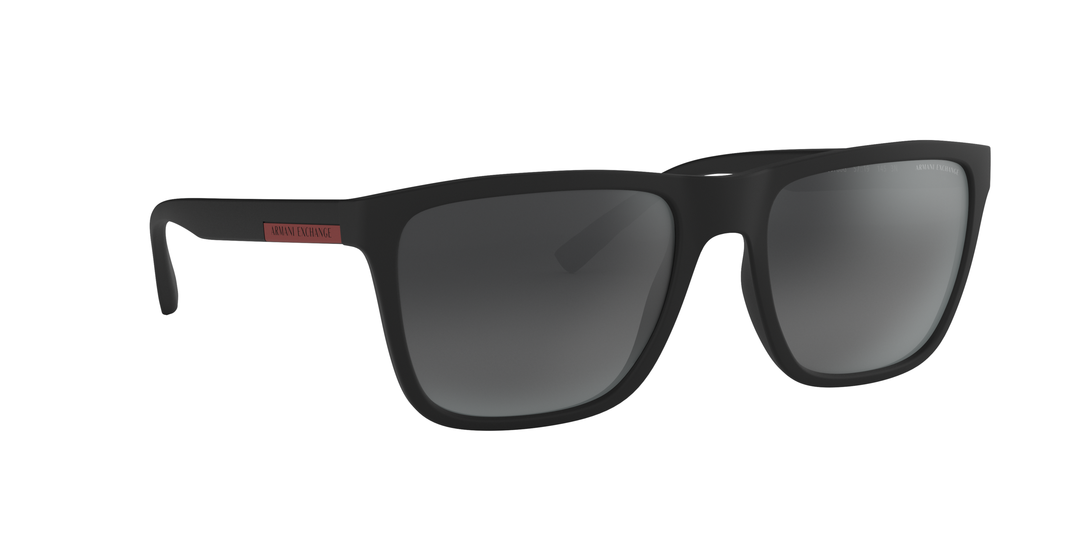 Angle_Right01 Armani Exchange AX 4080S Sunglasses Grey / Black