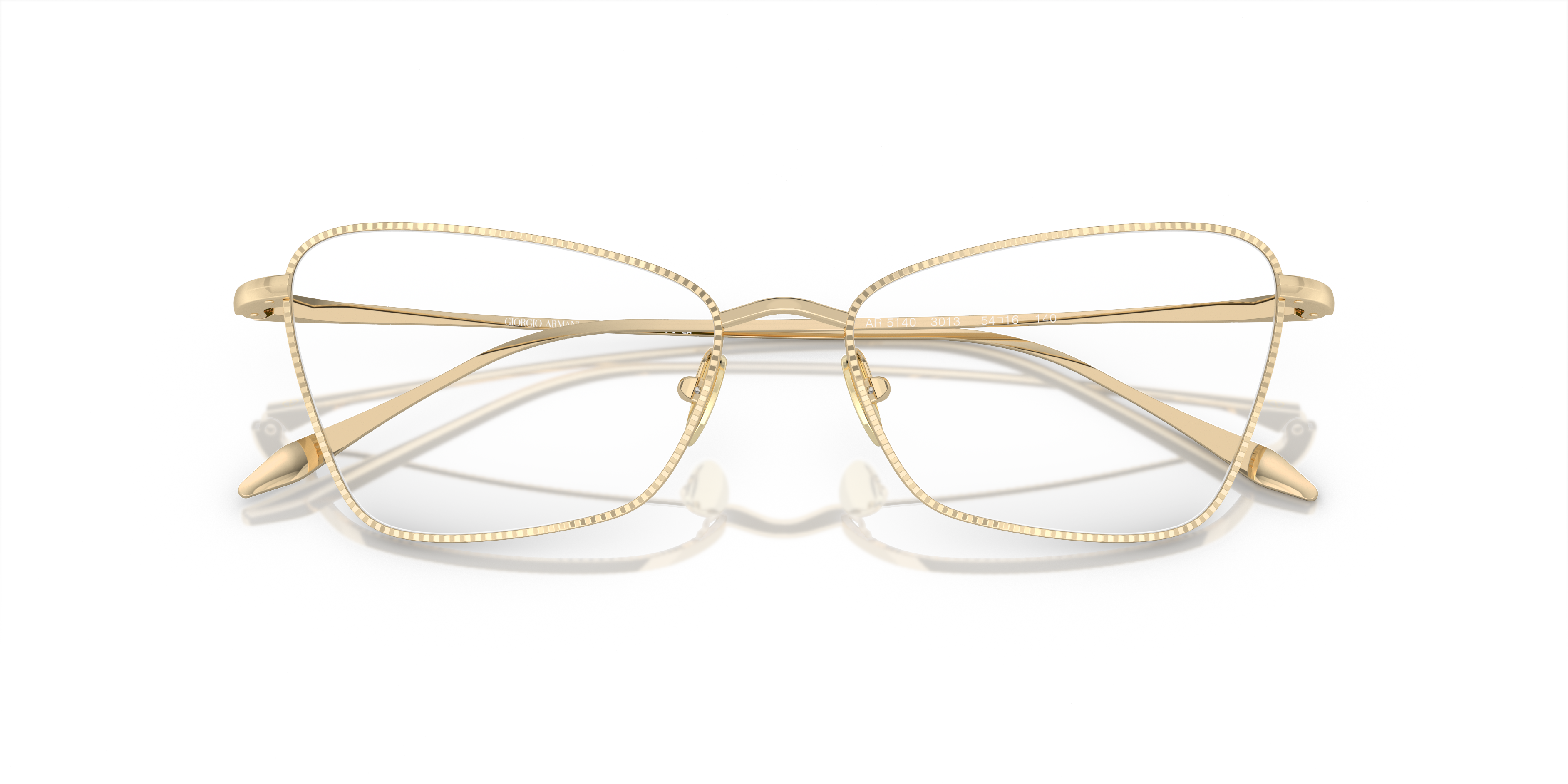 Folded Giorgio Armani AR 5140 Glasses Transparent / Gold