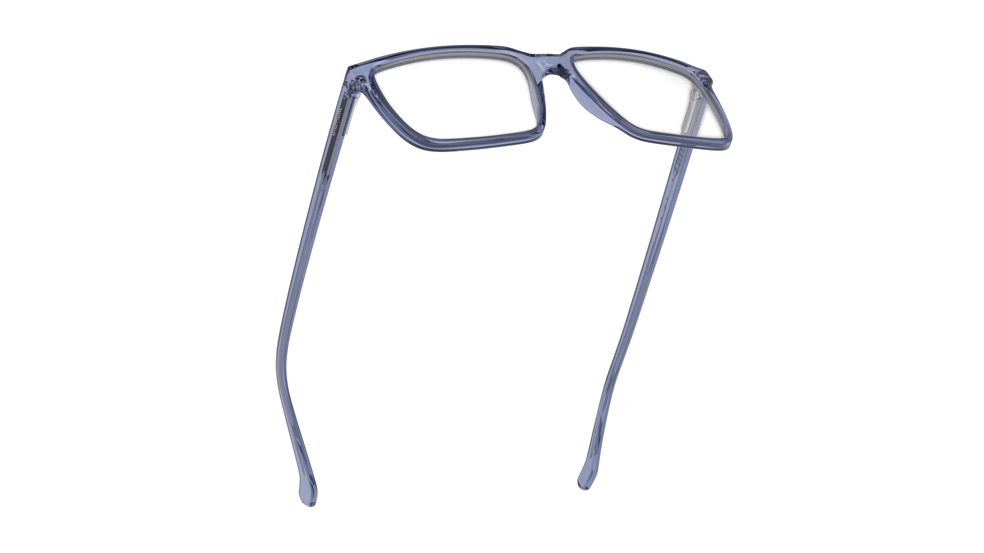 Bottom_Up Unofficial UNOM0280 Glasses Transparent / Transparent, Blue