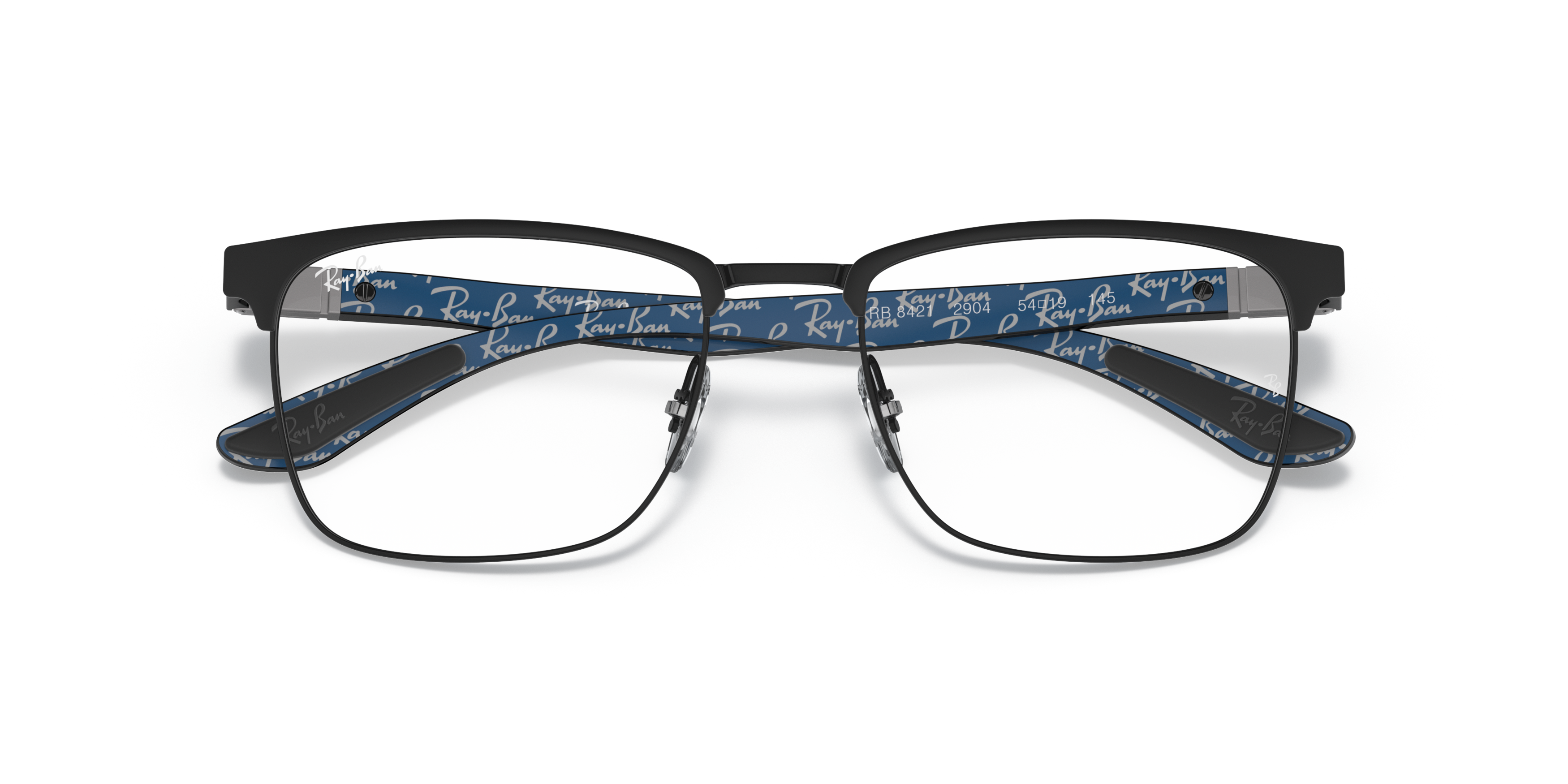 Folded Ray-Ban RX 8421 Glasses Transparent / Blue