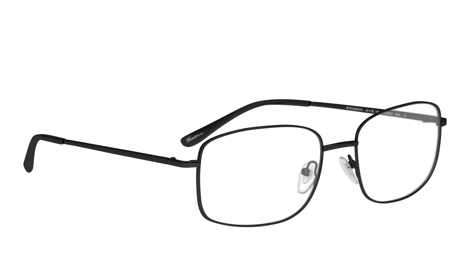 Angle_Right01 Seen SN M0001 (BB00) Glasses Transparent / Black