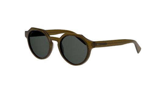 DbyD Bio-Acetate DB SU5003 (NNE0) Sunglasses Green / Brown