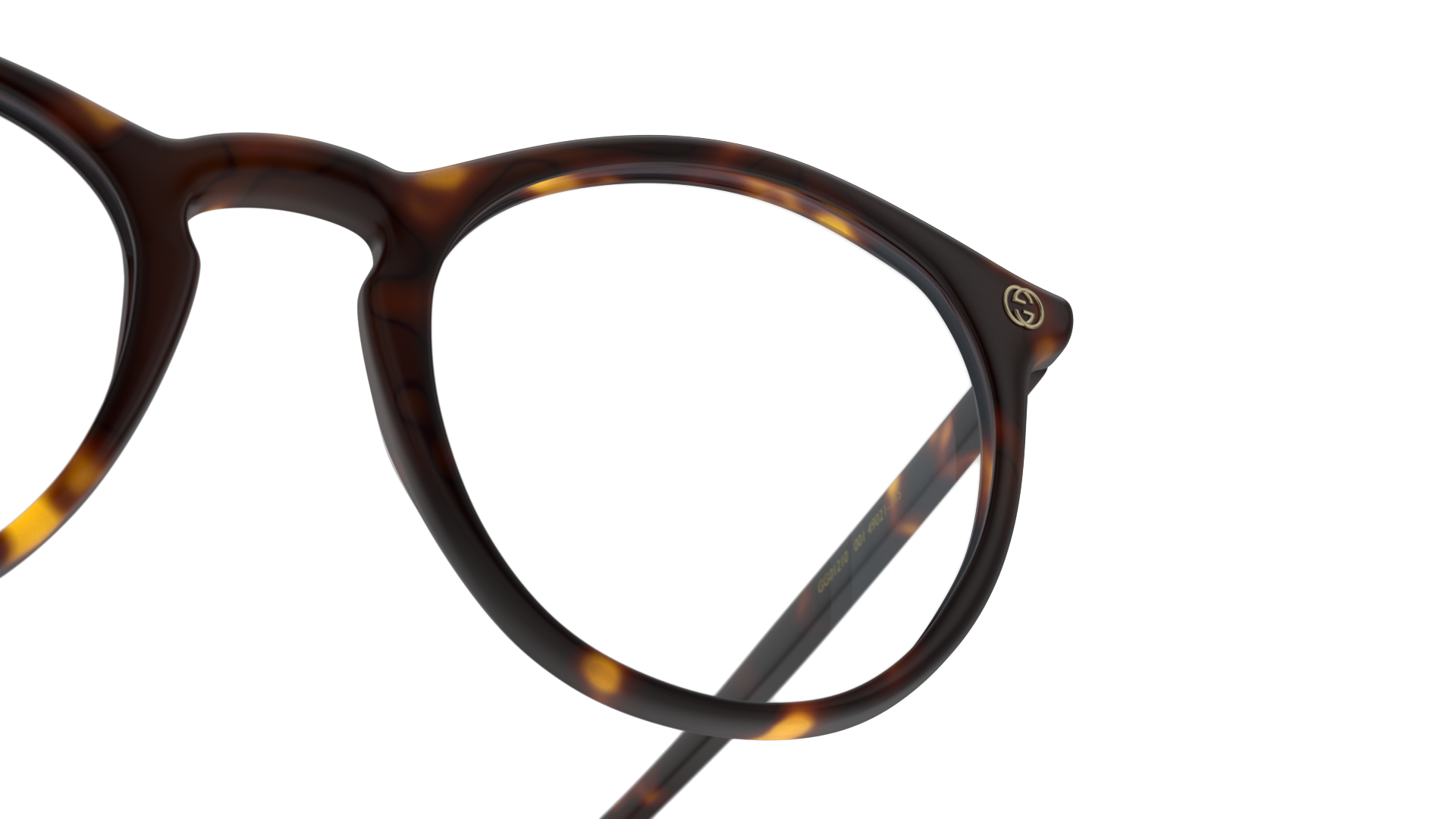 Detail01 Gucci GG 0121O Glasses Transparent / Brown