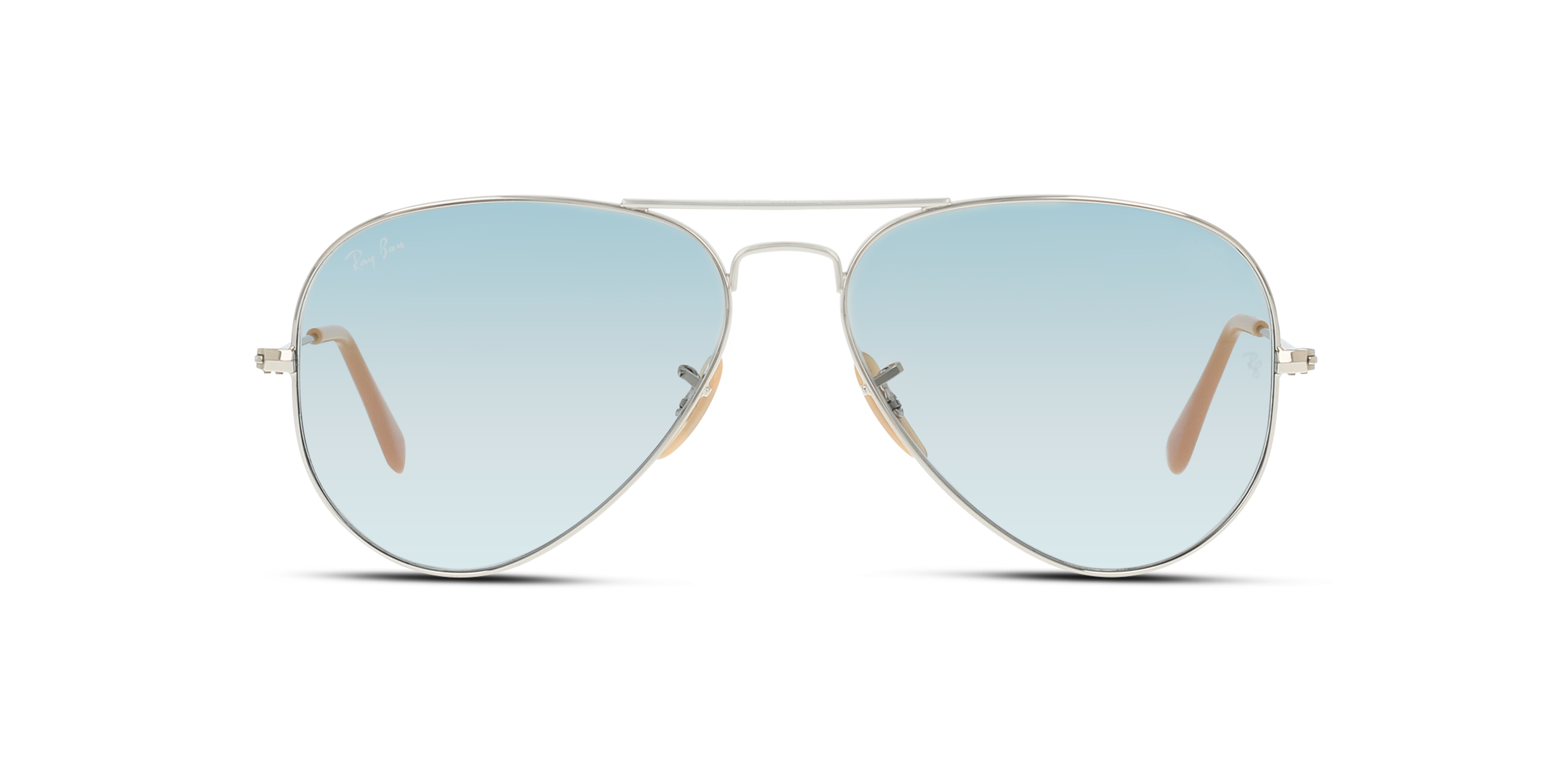 Front Ray-Ban Aviator Washed Evolve RB3025 9065I5 Blauw / Zilver