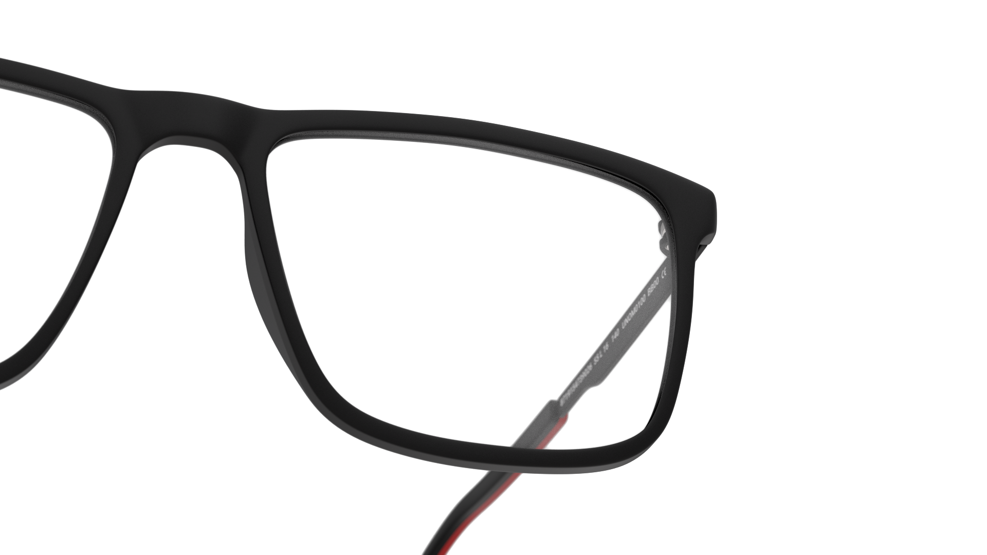 Detail01 Unofficial UN OM0100 (BB00) Glasses Transparent / Black