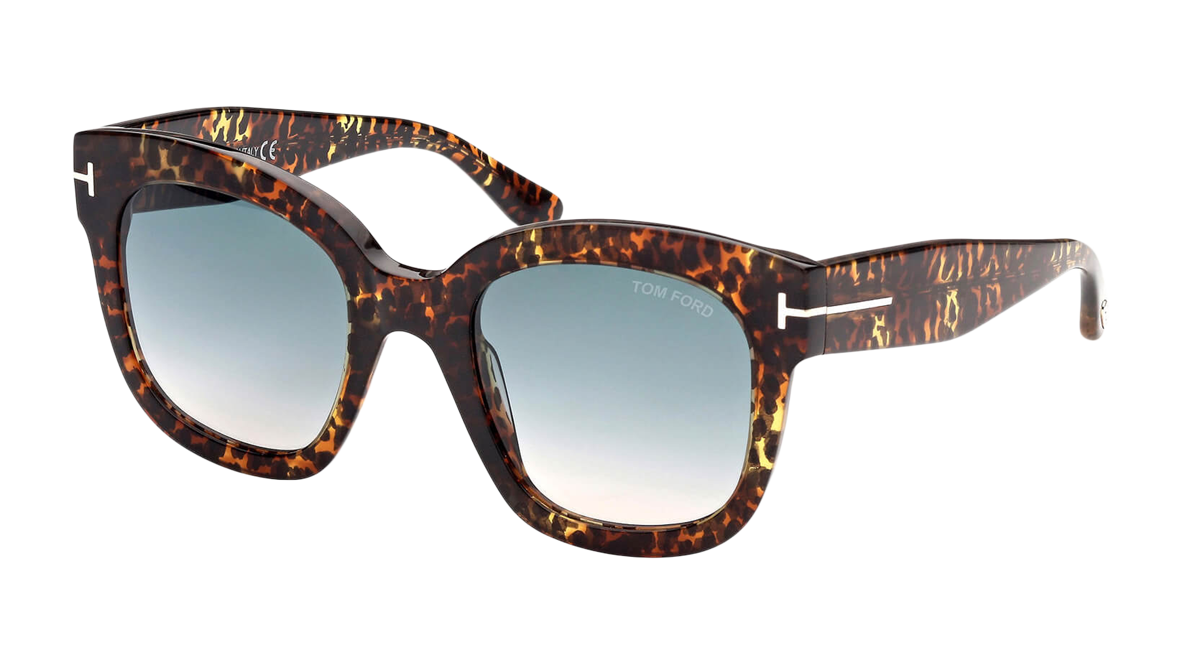 Angle_Left01 Tom Ford FT 0613 (52B) Sunglasses Grey / Havana