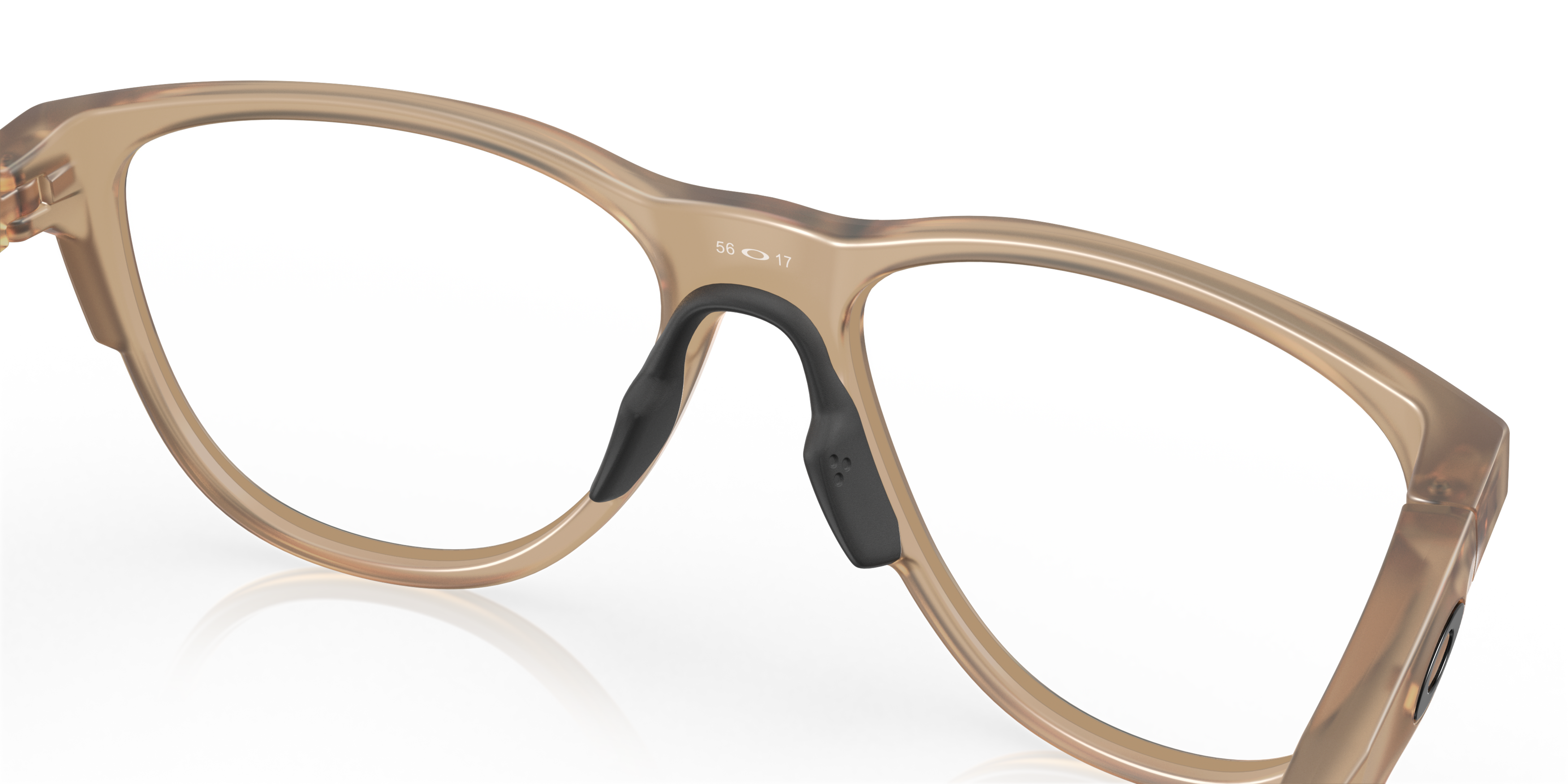 Detail03 Oakley Admission OX 8056 Glasses Transparent / Brown