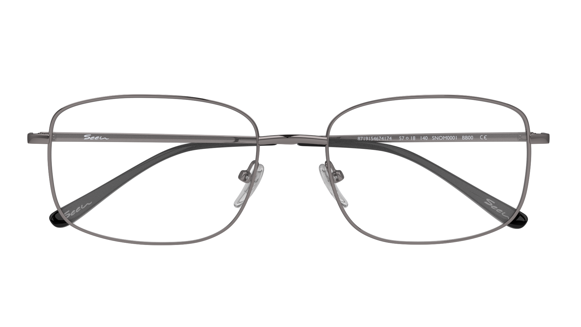 Folded Seen SN M0001 Glasses Transparent / Black