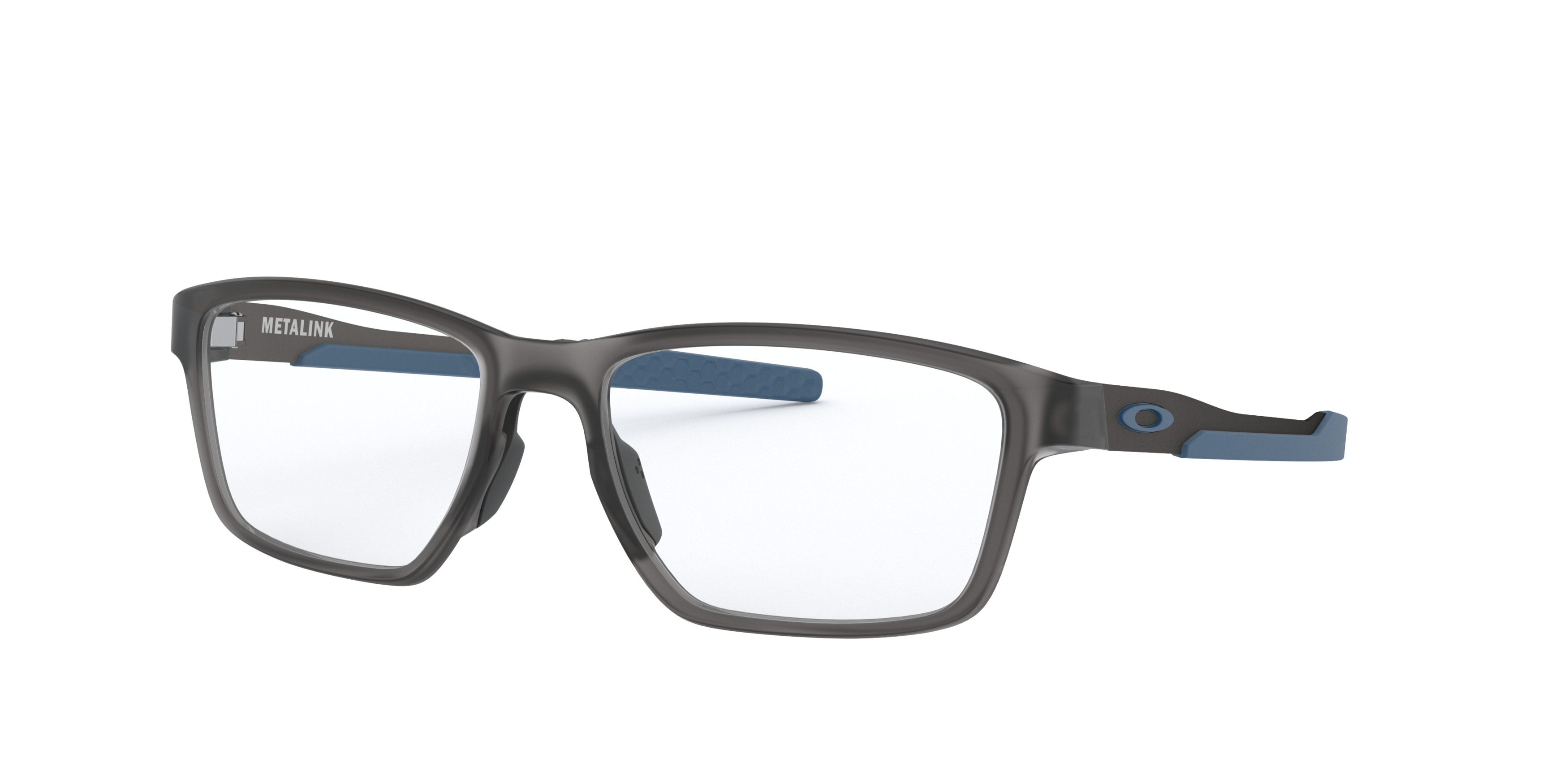 Angle_Left01 Oakley Metalink OX 8153 Glasses Transparent / Grey