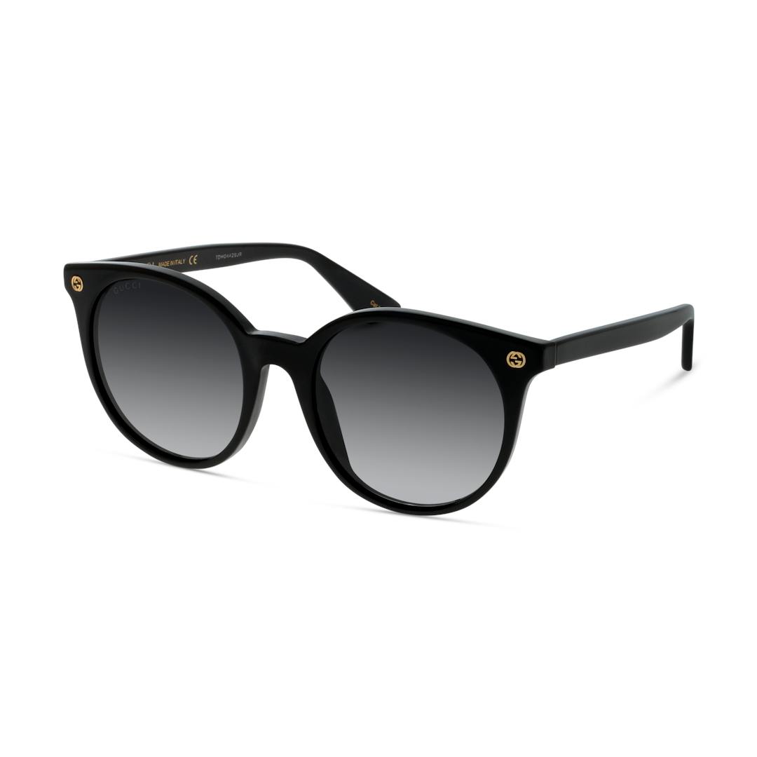 Gucci GG0091S Lunettes de Soleil Femme - Noir Gris - Possibilité de verres correcteurs - Adaptable à