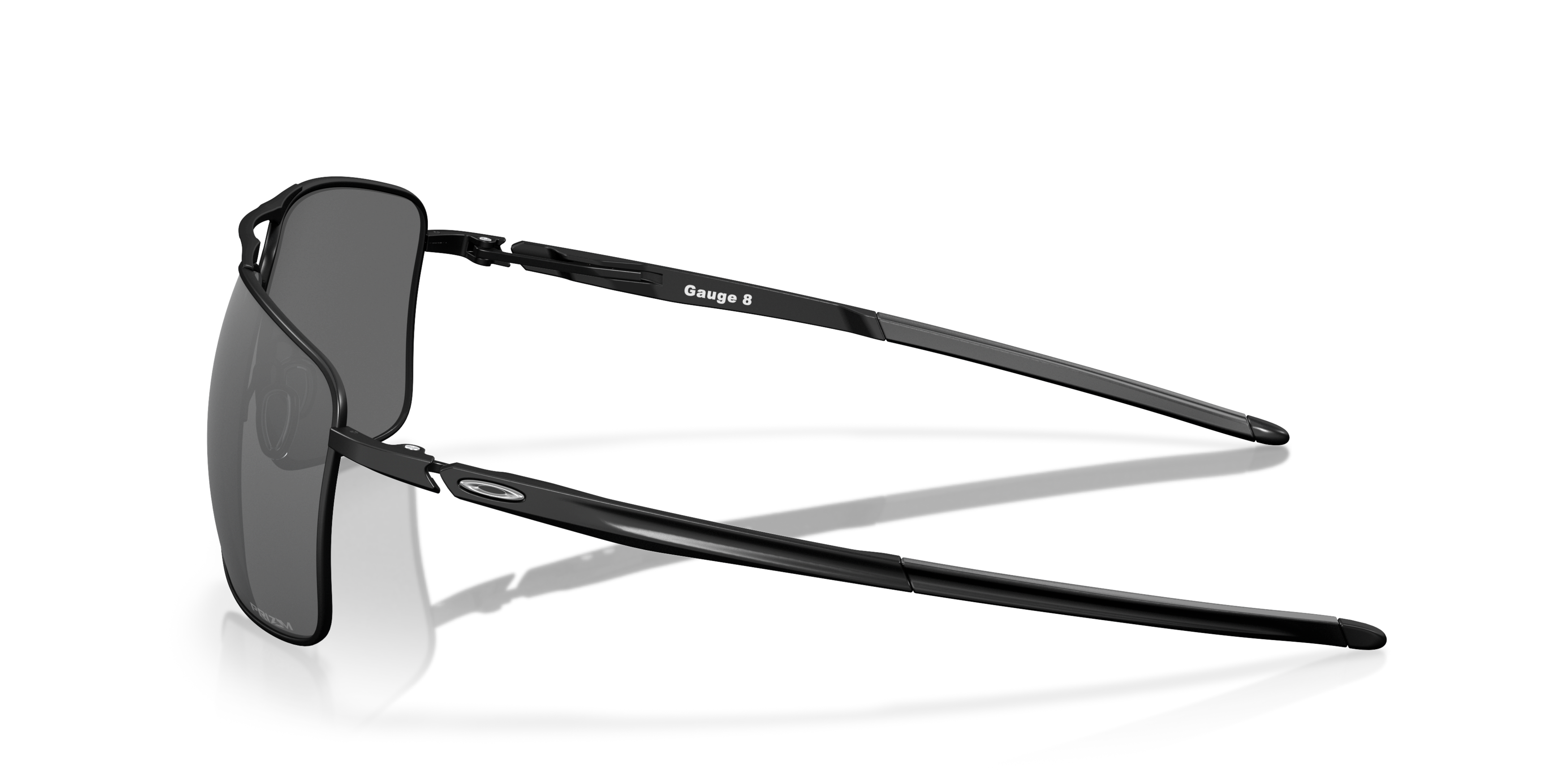 Angle_Left02 Oakley Gauge 8 OO 4124 Sunglasses Grey / Black