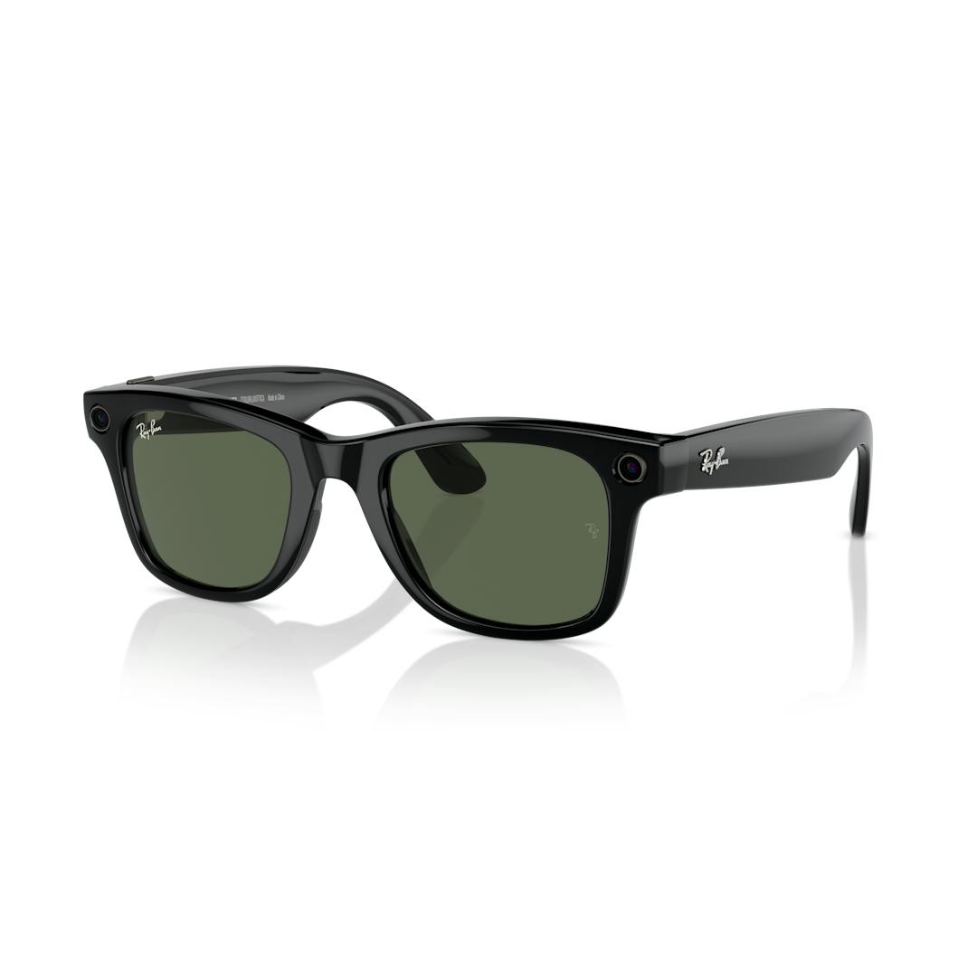 Ray-Ban META WAYFARER RW4006 Lunettes de Soleil - Carrée Noir brillant