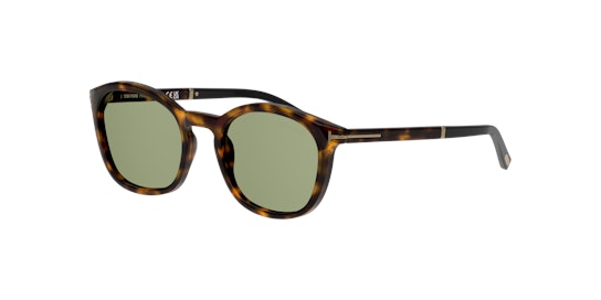 Tom Ford FT 1020 (52N) Sunglasses Green / Havana