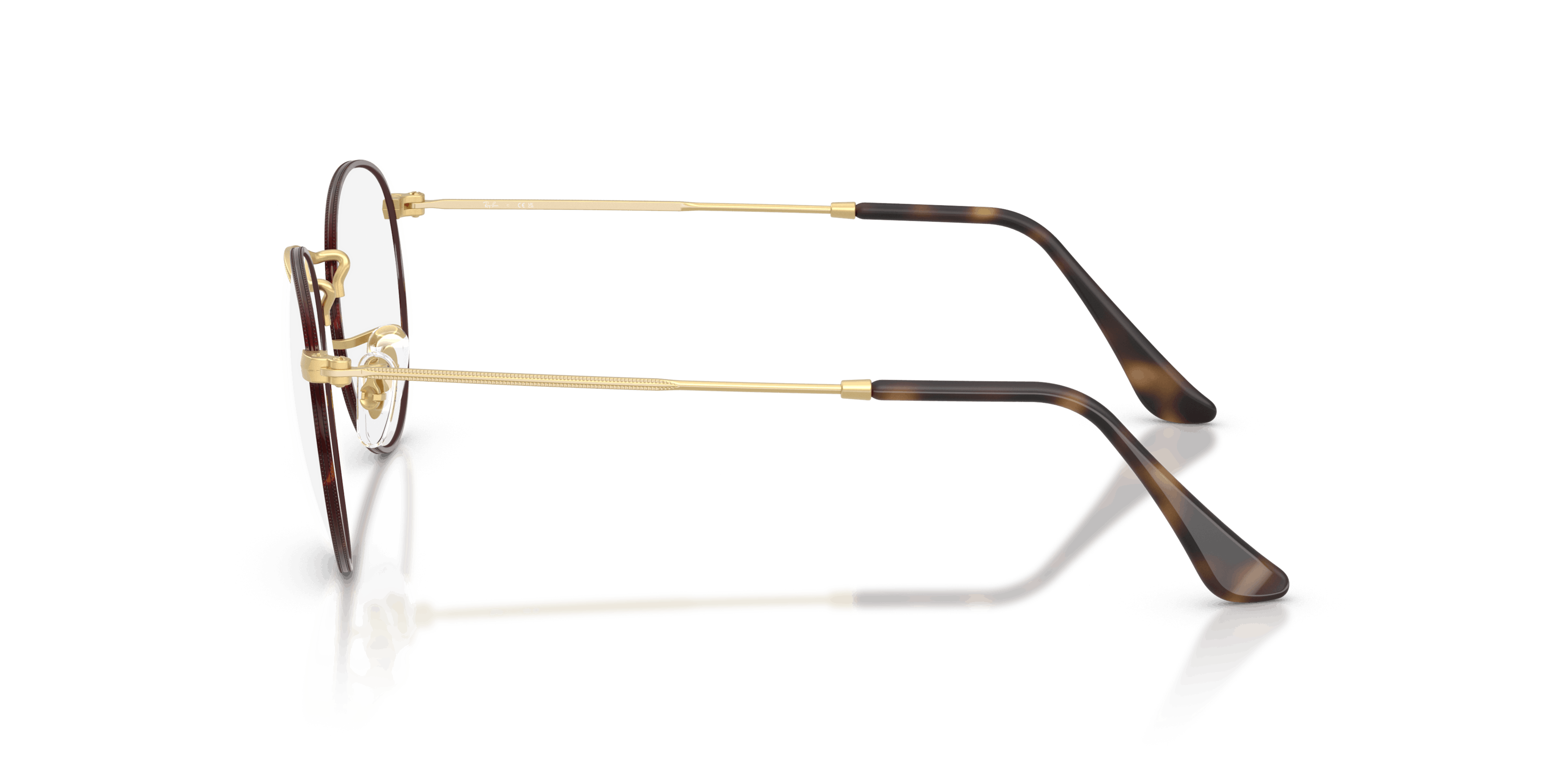 Angle_Left02, Ray-Ban Round Metal RX 3447V Glasses