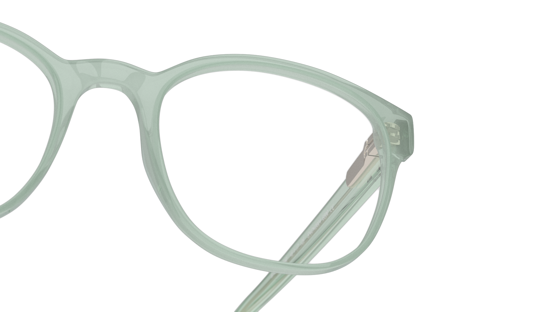 Detail01 Seen SN OK0004 Children's Glasses Transparent / Green