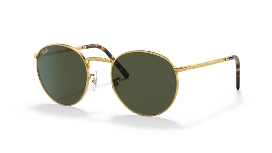 Ray-Ban New Round RB3637 919631 Groen / Goud