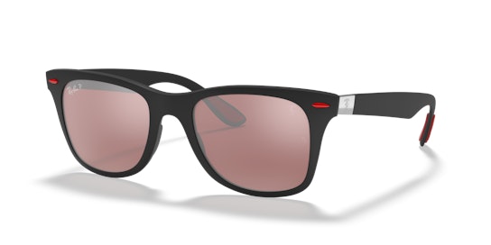 Ray-Ban Scuderia Ferrari Collection RB 4195M Sunglasses Violet / Grey