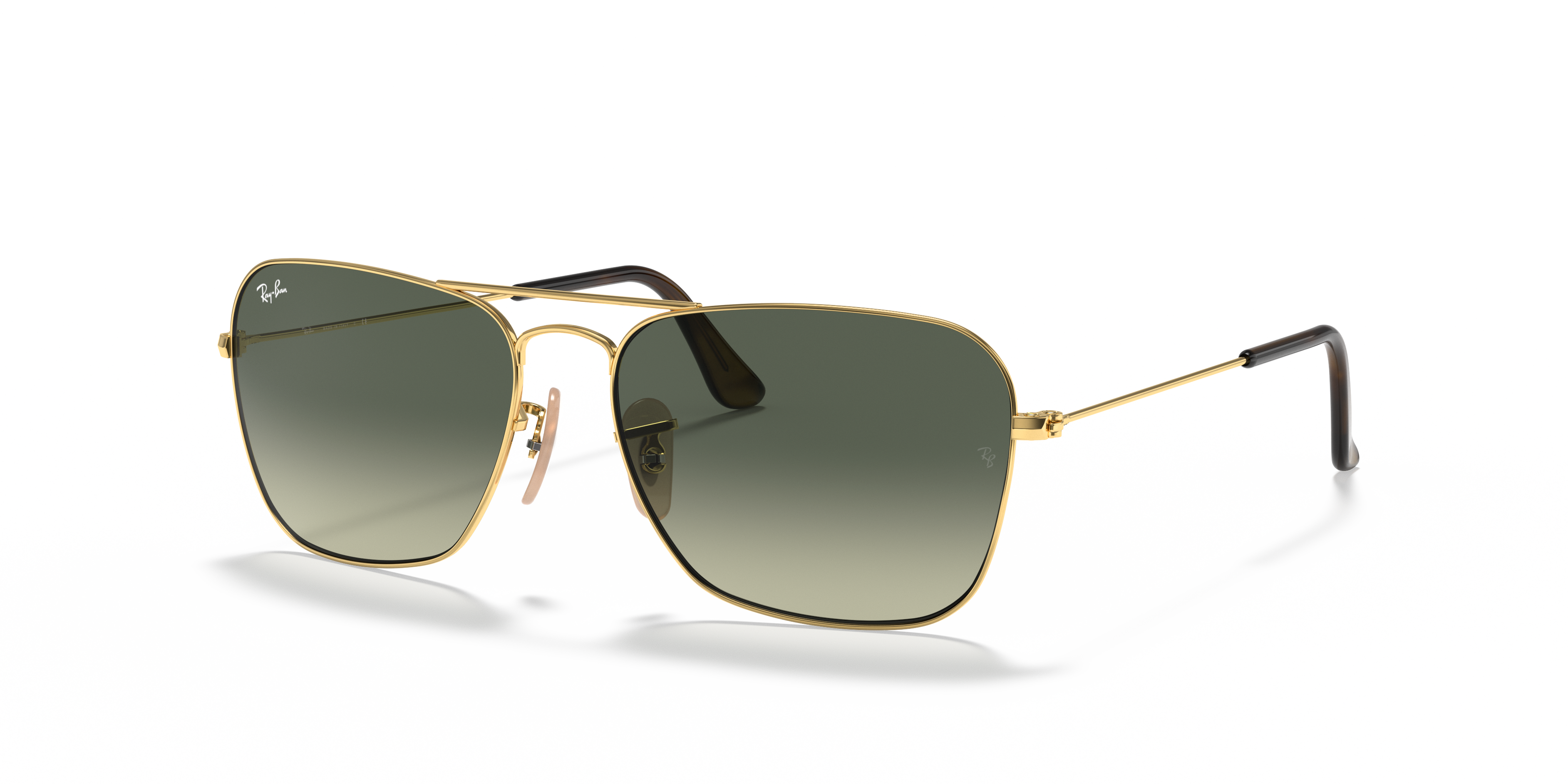 Angle_Left01 Ray-Ban RB 3136 Sunglasses Grey / Gold