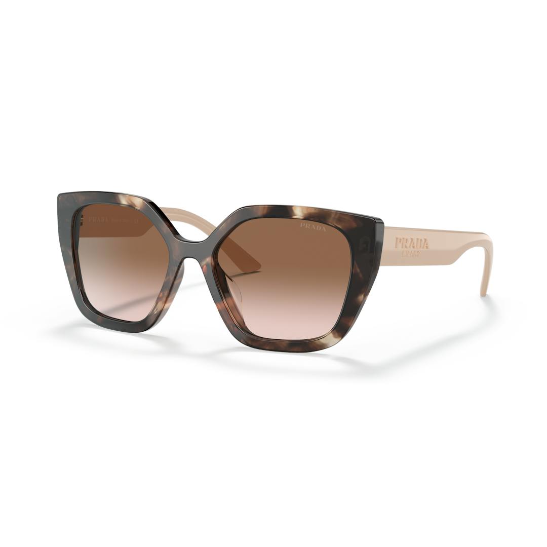 Prada PR 24XS Lunettes de Soleil Femme - Rectangle Ecaille