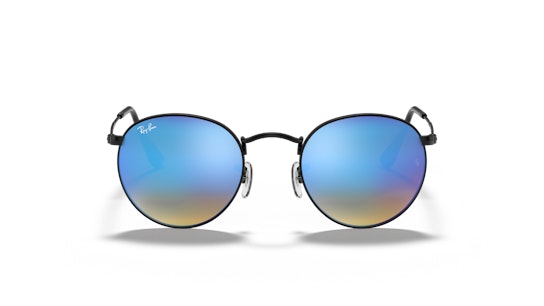 Ray-Ban Round Metal RB 3447 (002/4O) Sunglasses Blue / Black