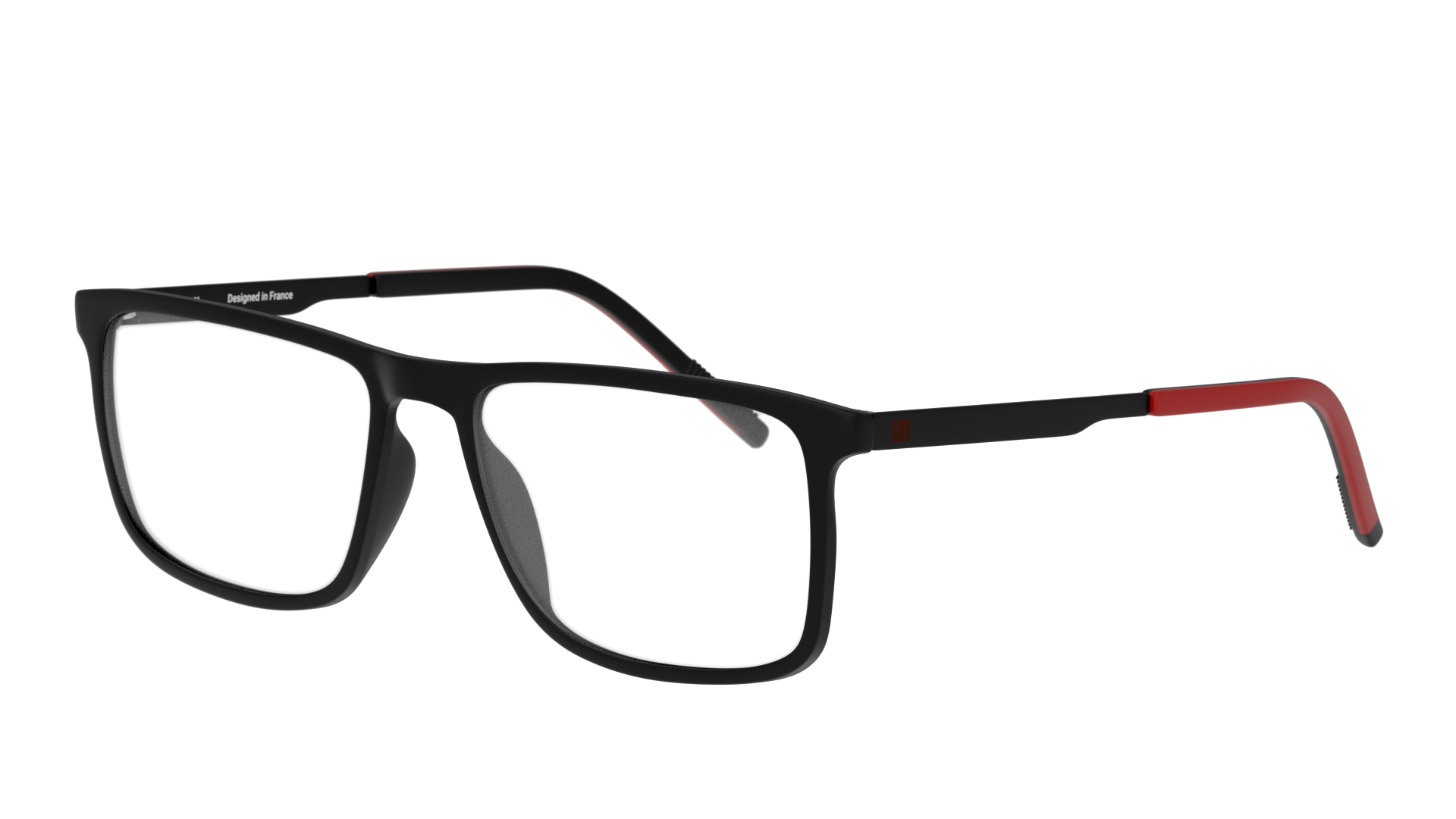 Angle_Left01 Unofficial UN OM0100 (BB00) Glasses Transparent / Black