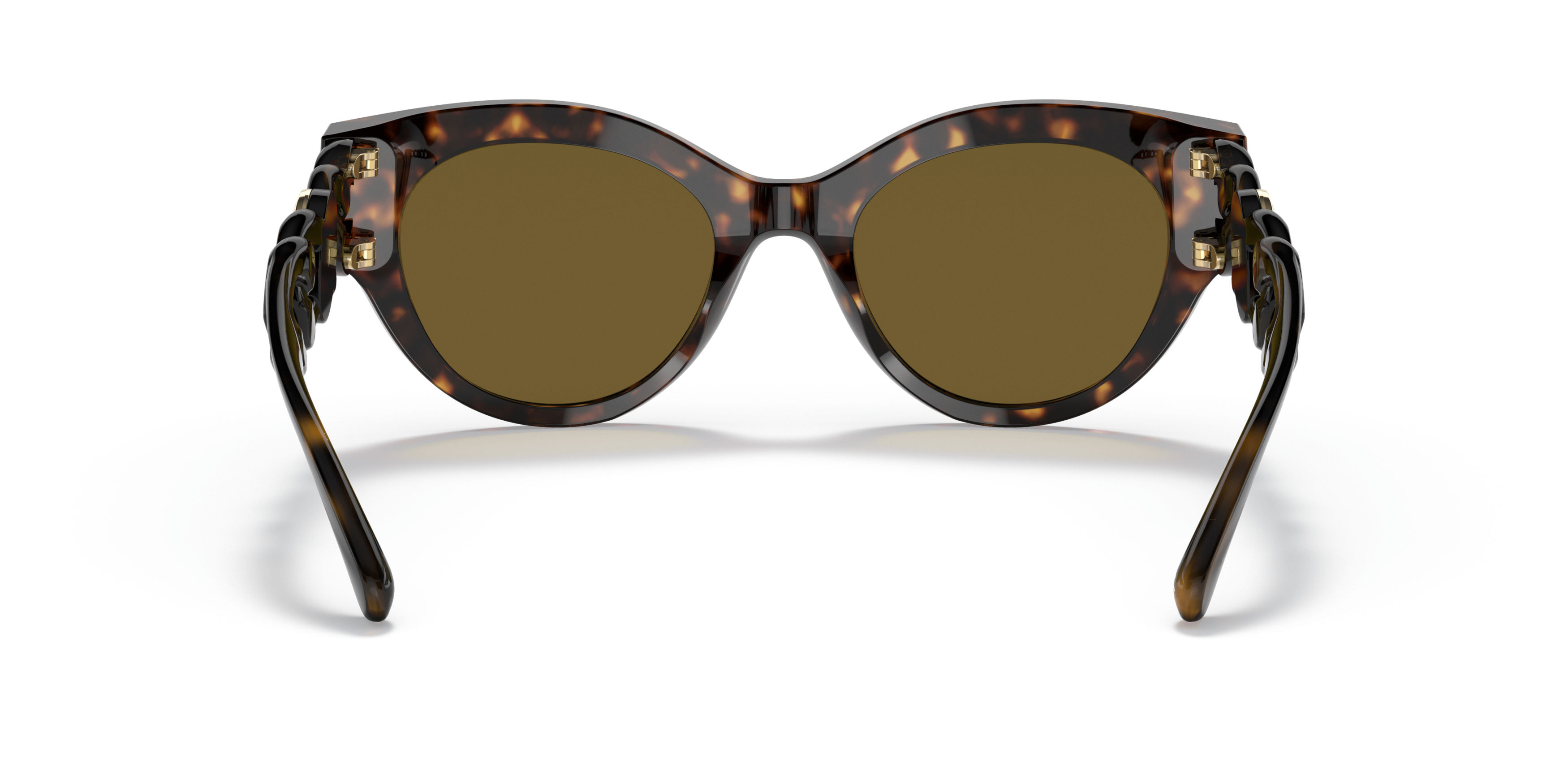 Detail02 Versace VE 4408 (108/73) Sunglasses Brown / Havana