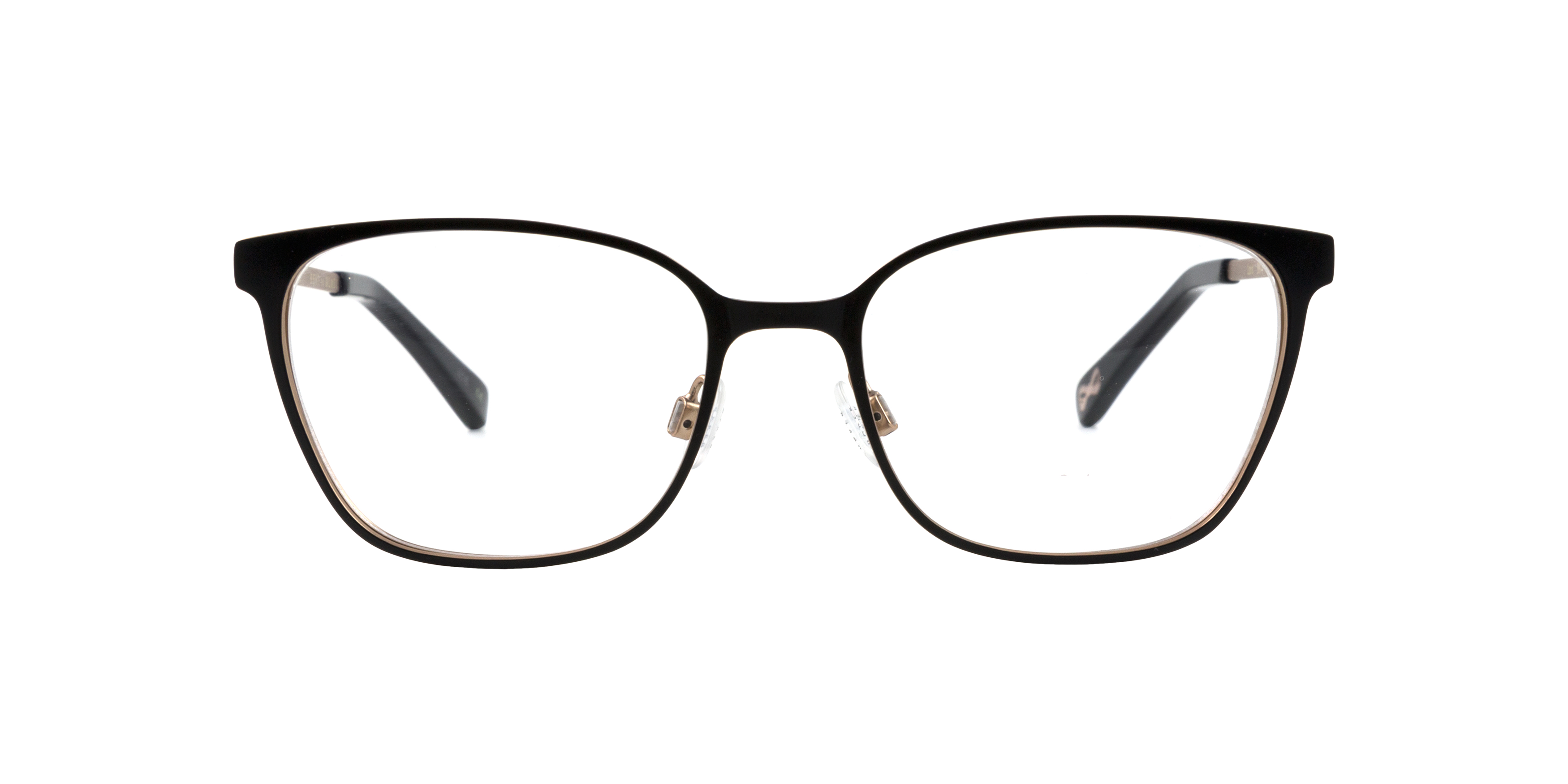 Front Ted Baker TB B974 (001) Children's Glasses Transparent / Black