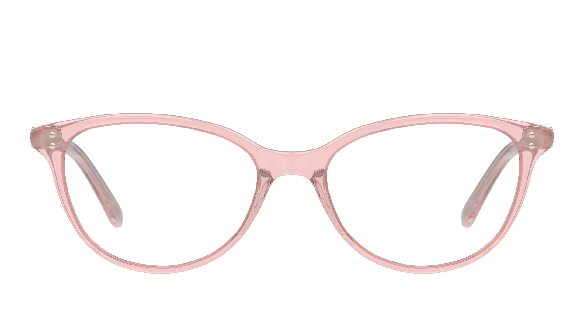 Front Unofficial UNOF0123 (PP00) Glasses Transparent / Pink