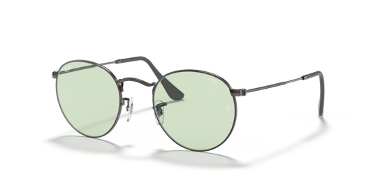Ray-Ban Round Metal RB 3447 Sunglasses Green / Grey