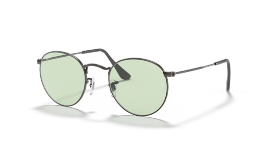 Ray-Ban Round Metal RB 3447 Sunglasses Green / Grey