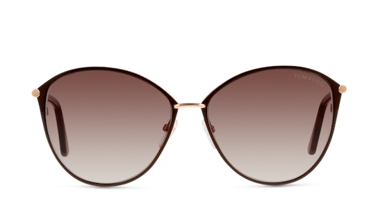 Tom Ford Penelope FT 320 (28F) Sunglasses Brown / Brown