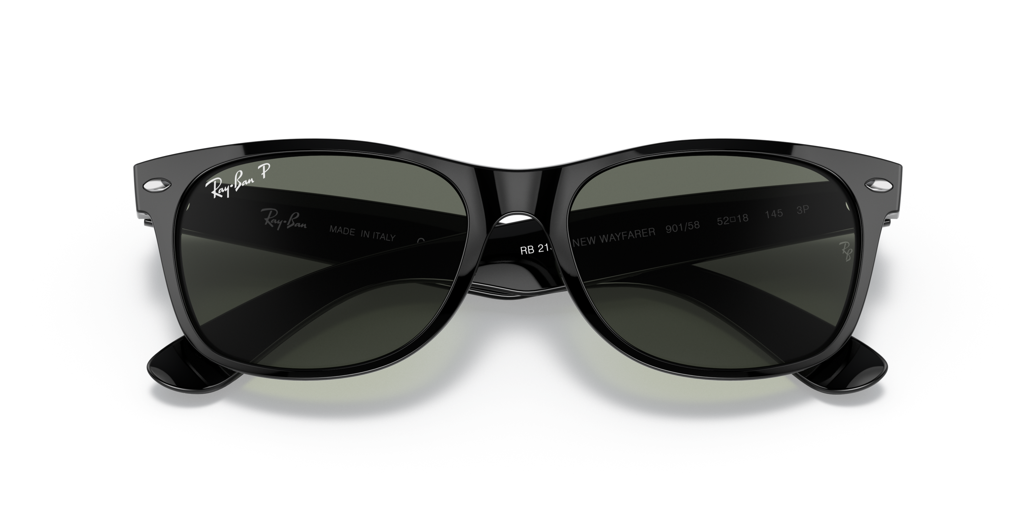 Folded Ray-Ban RB 2132 (901/58) Sunglasses Green / Black