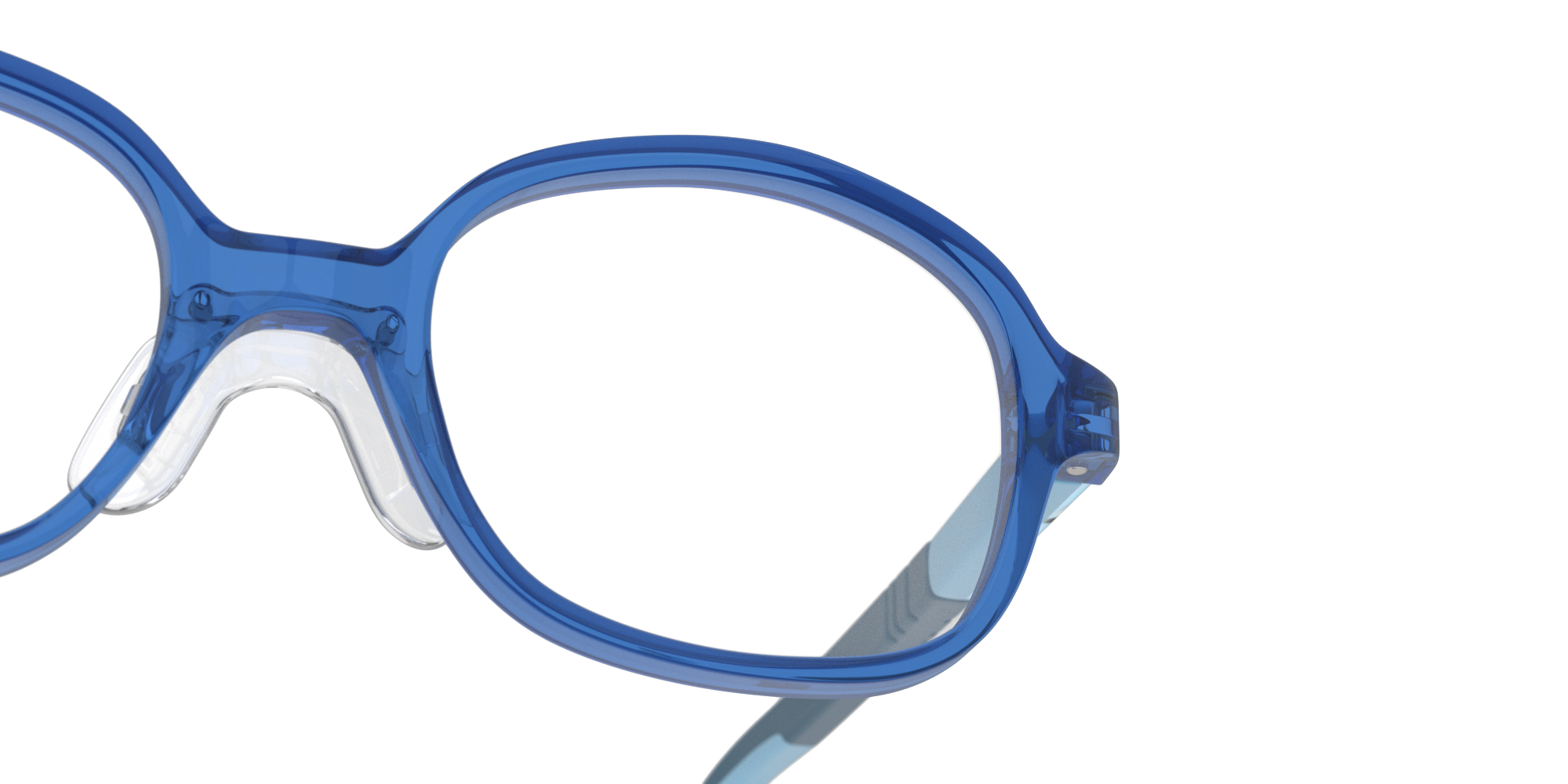 Detail01 Vision Express POO04 Children's Glasses Transparent / Transparent, Blue