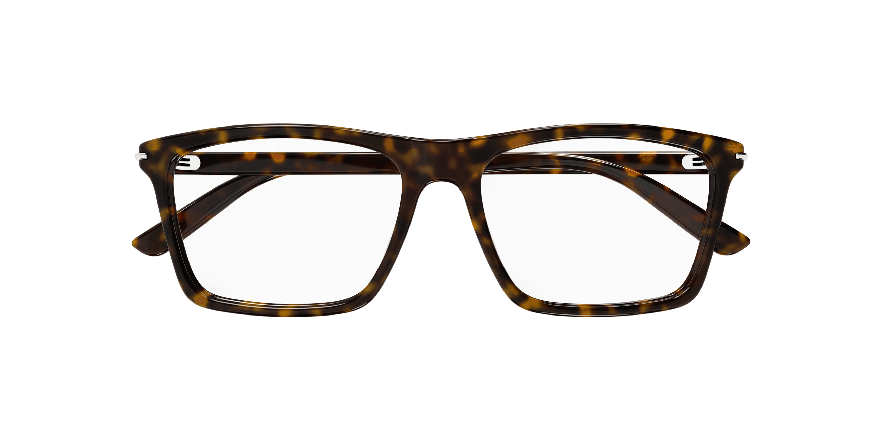 Folded Gucci GG 1445O Glasses Transparent / Havana