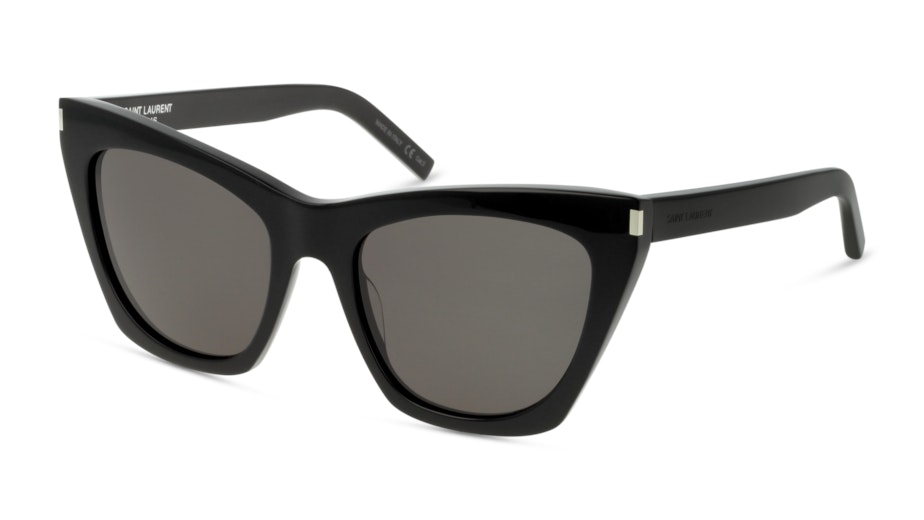 Sungles in Black/Grey Acetate Saint Laurent , Zwart , Dames