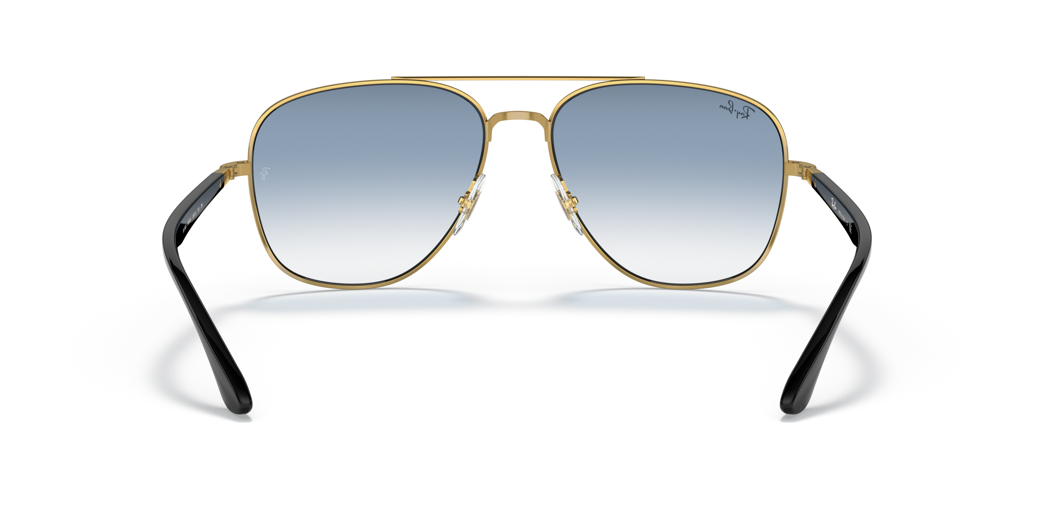 Detail02 Ray-Ban RB 3683 (90003F) Sunglasses Blue / Black