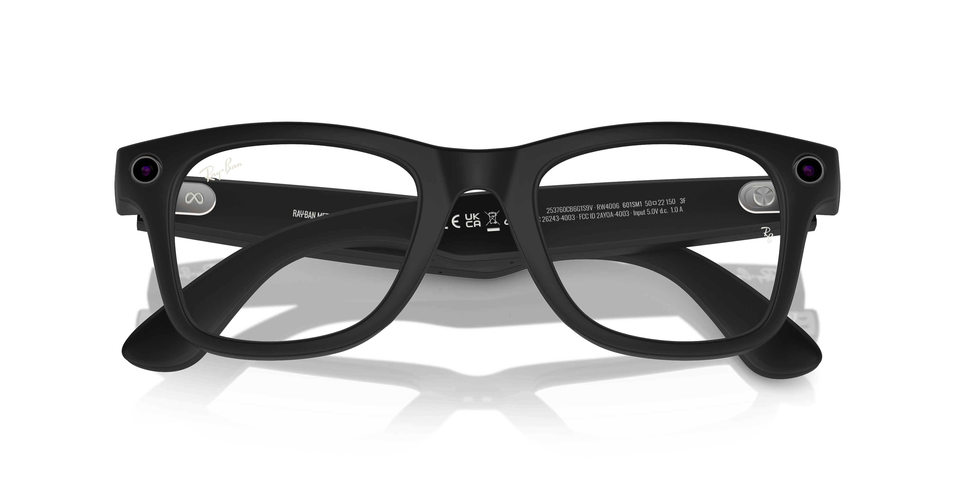 Folded, Ray-Ban Meta Wayfarer RW 4006