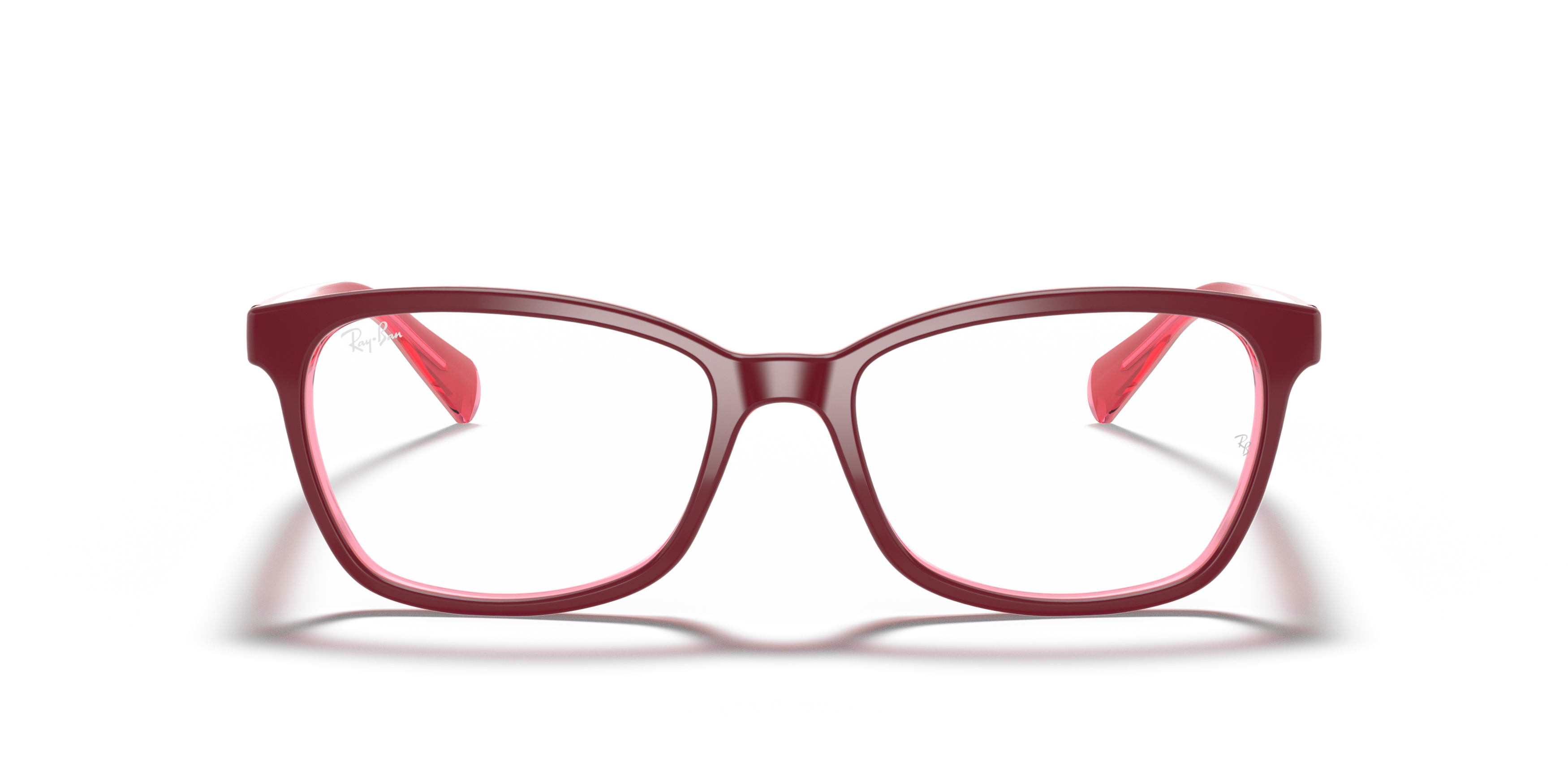 Front Ray-Ban RX 5362 Glasses Transparent / Purple