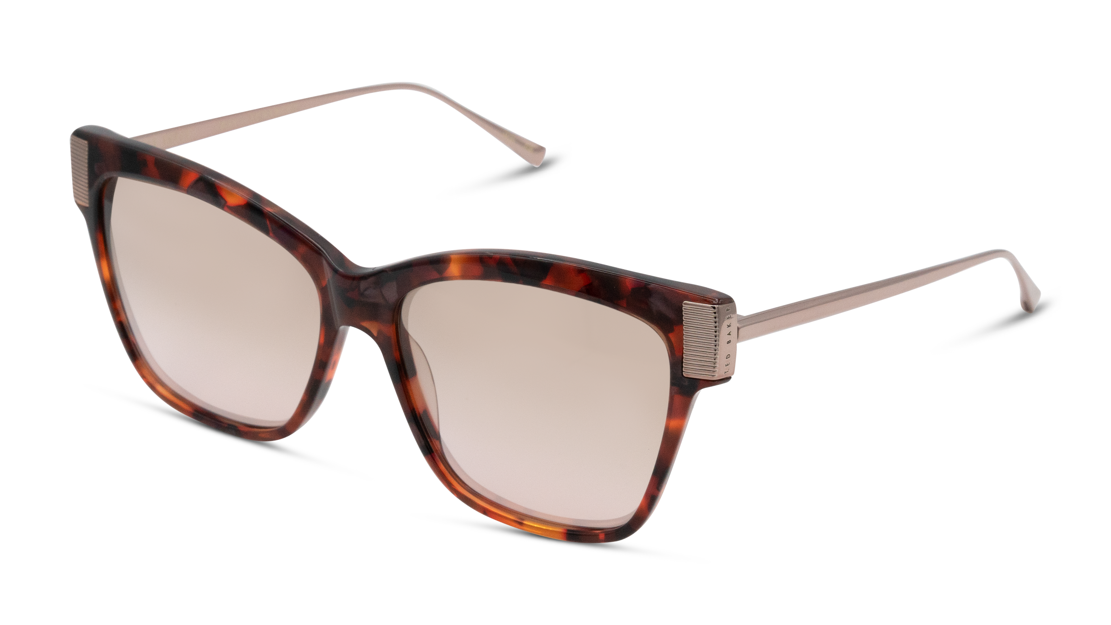 Angle_Left01 Ted Baker Christy TB 1615 (718) Sunglasses Brown / Purple