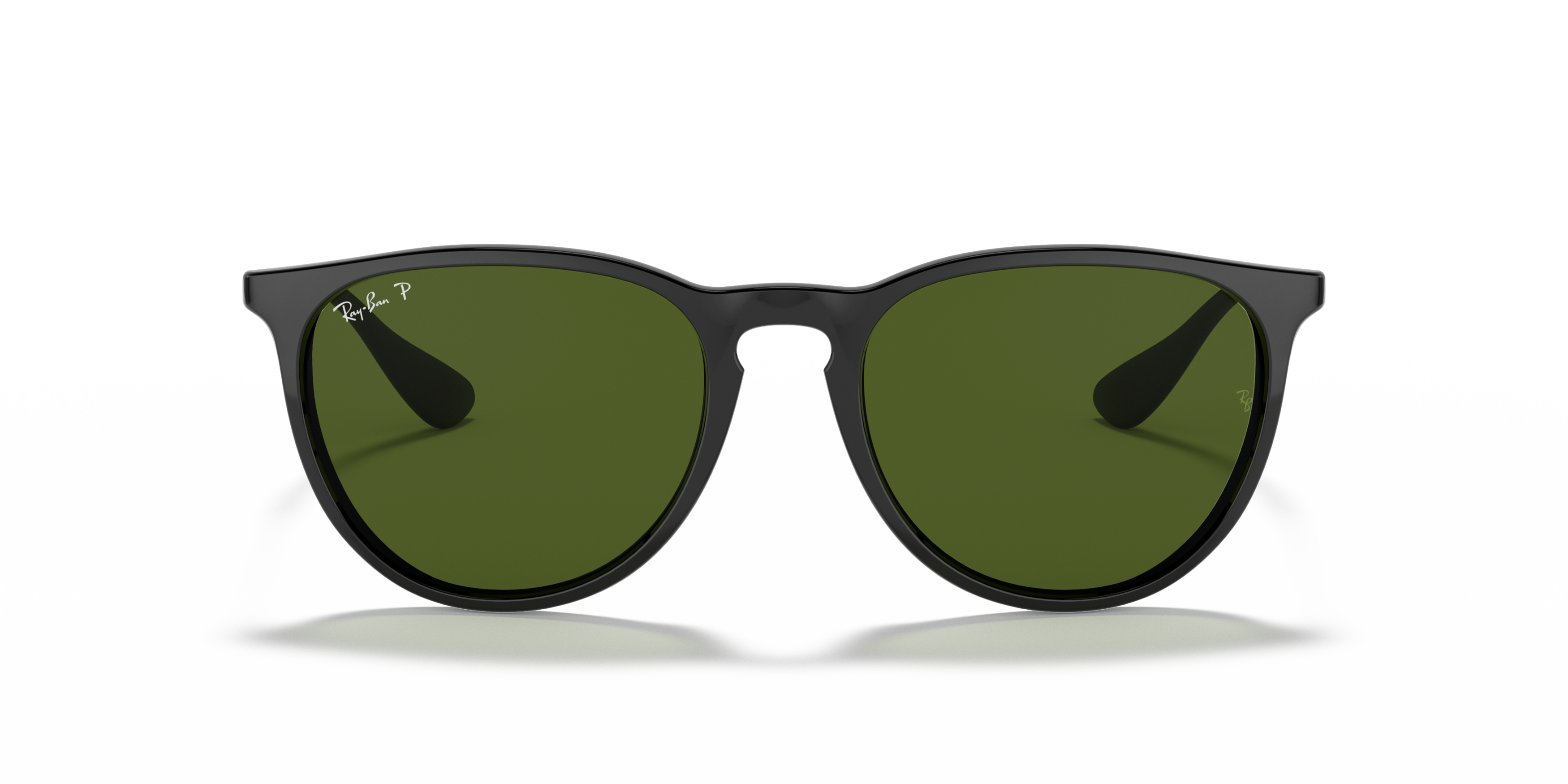 Front Ray-Ban Erika RB 4171 Sunglasses Green / Black